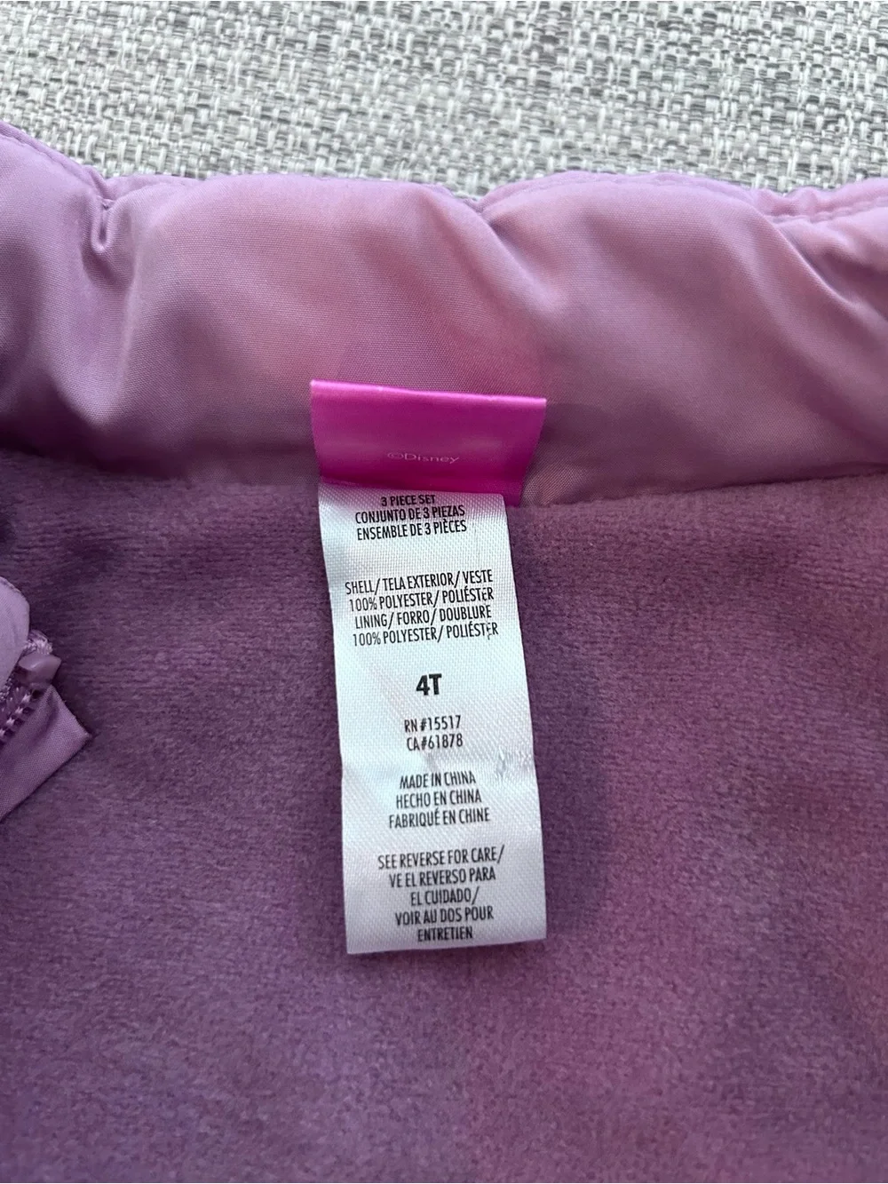 Disney light lilac